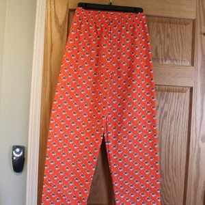 Bad Hamster - Hamster Print Women's Sweatpants Orange - Size XSM - NWT